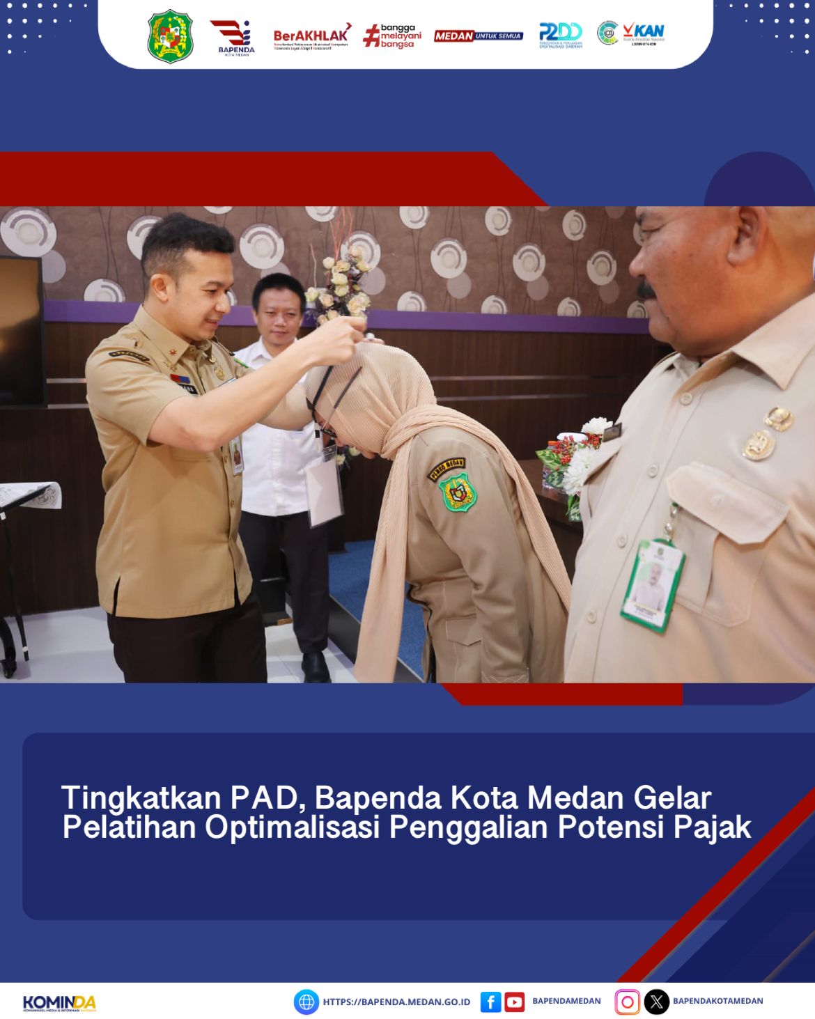 Tingkatkan PAD, Bapenda Kota Medan Gelar Pelatihan Optimalisasi Penggalian Potensi Pajak
