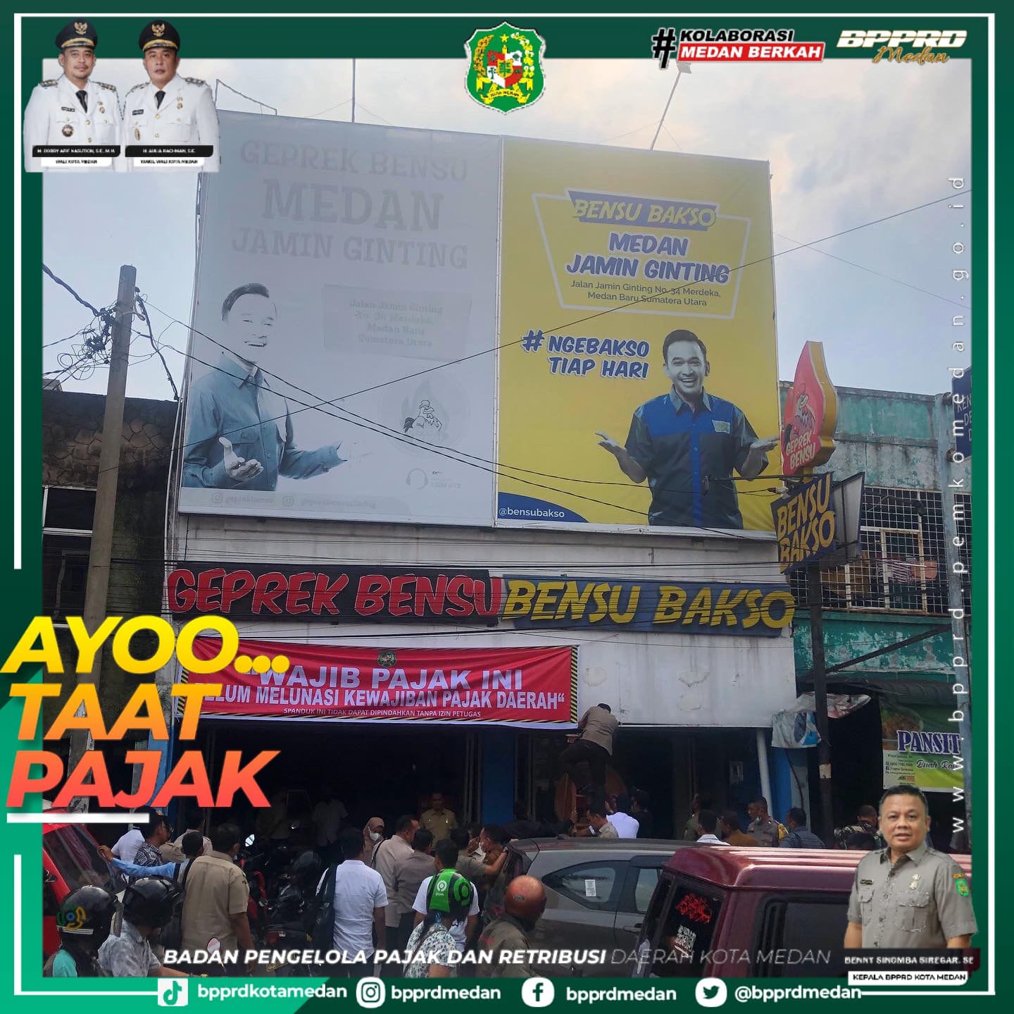 GEPREK BENSU MASIH BELUM MENYELESAIKAN TUNGGAKAN PAJAK RESTORAN-NYA