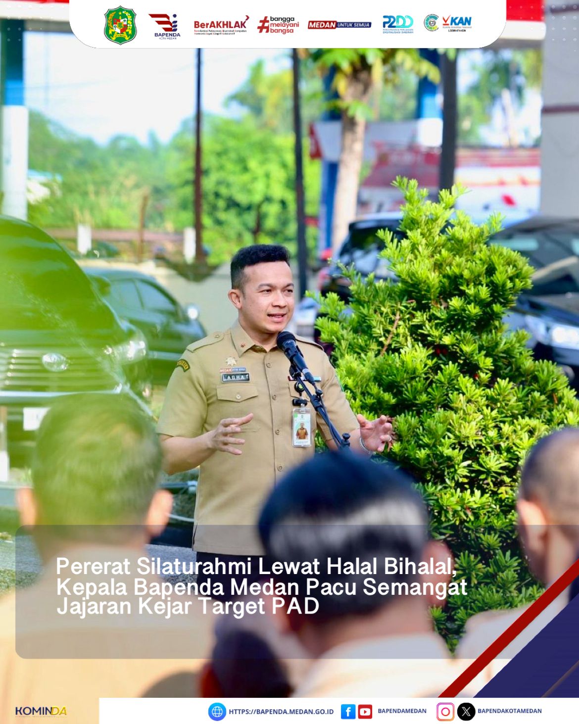 Pererat Silaturahmi Lewat Halal Bihalal, Kepala Bapenda Medan Pacu Semangat Jajaran Kejar Target PAD