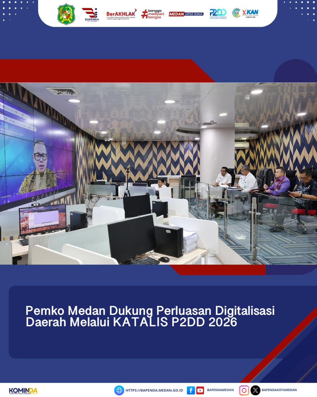 Pemko Medan Dukung Perluasan Digitalisasi Daerah Melalui KATALIS P2DD 2026