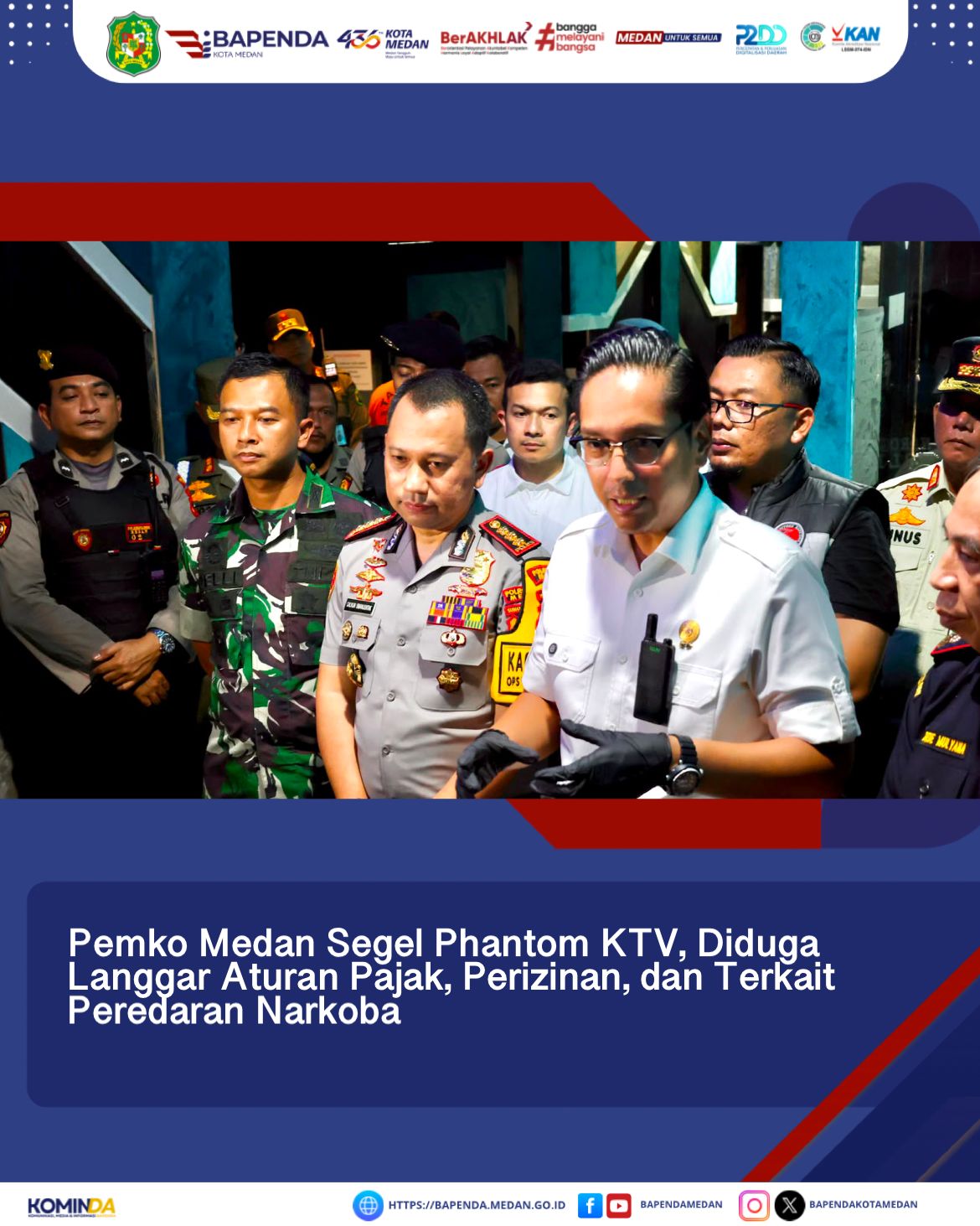 Pemko Medan Segel Phantom KTV, Diduga Langgar Aturan Pajak, Perizinan, dan Terkait Peredaran Narkoba